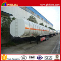 Various Capacities Tri Axle Gooseneck Type Stainless Fuel Tanker Trailer